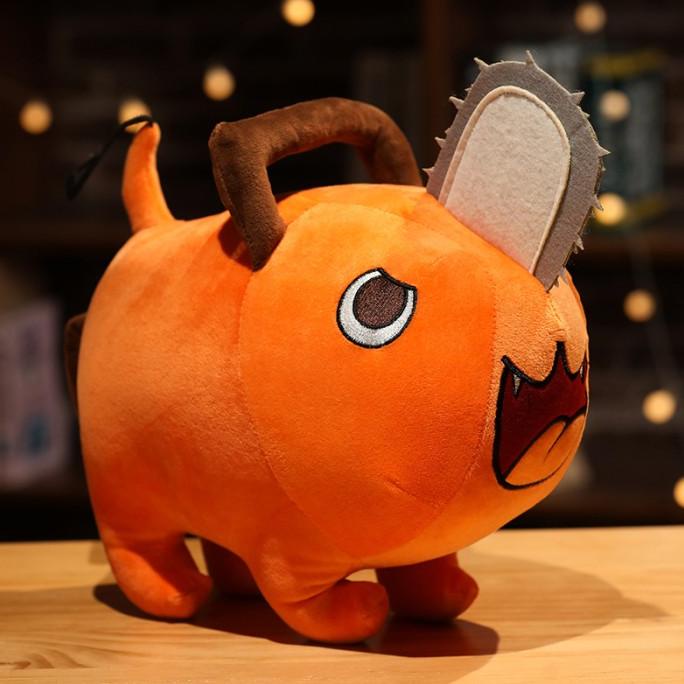 Mainan Boneka Anime Chainsaw Man Denji Cosplay Pochita Bahan Plush