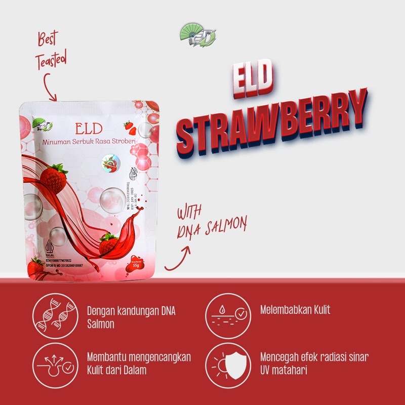 { GROSIR } ELD COLLAGEN || LGLUTHATIONE || VIT C ||  SALMON COLLAGEN || 55 / 60 gr