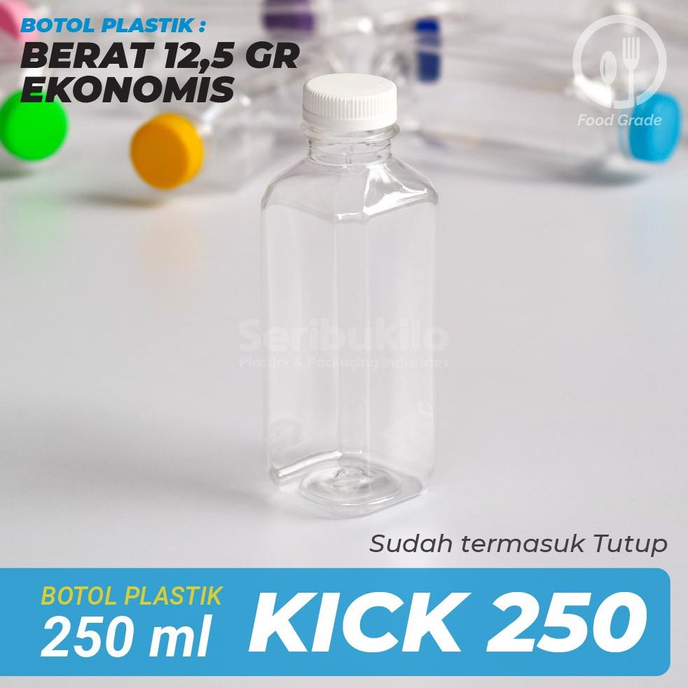 

Botol Kick 250 Ml / 12,5 Gram / Botol Kick Square 250 Ml - Gosend & Grab