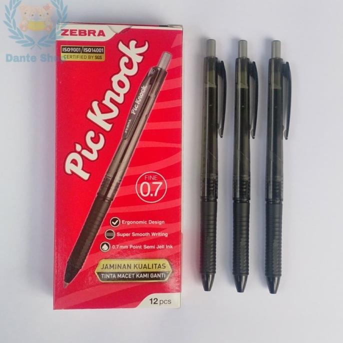 

Pulpen Zebra Pic Knock 0.7mm ( per Lusin )