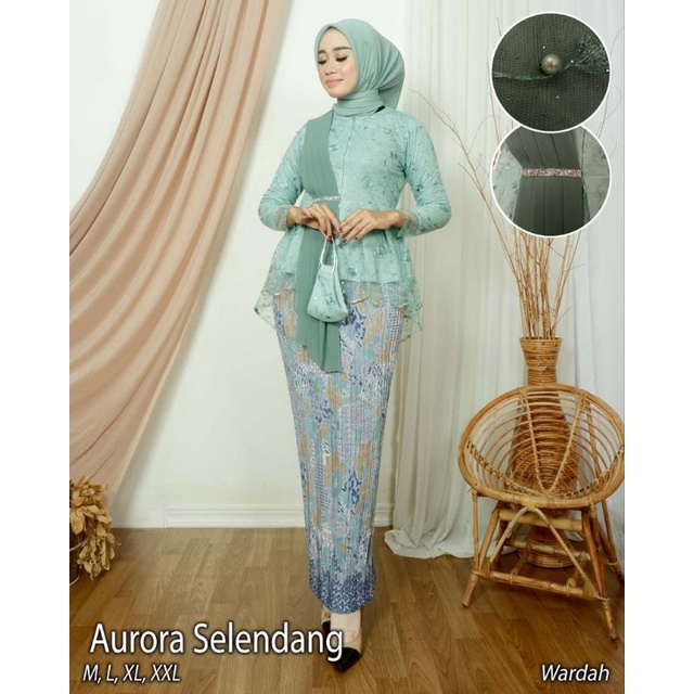 Set Kebaya Selendang /  Kebaya Modern / Kebaya Brukat Modern / Kebaya Wisuda / Kebaya Brukat Tile / Kebaya Tunik / Kebaya Couple / Kebaya / Kebaya Tunik Busui / Atasan Wanita