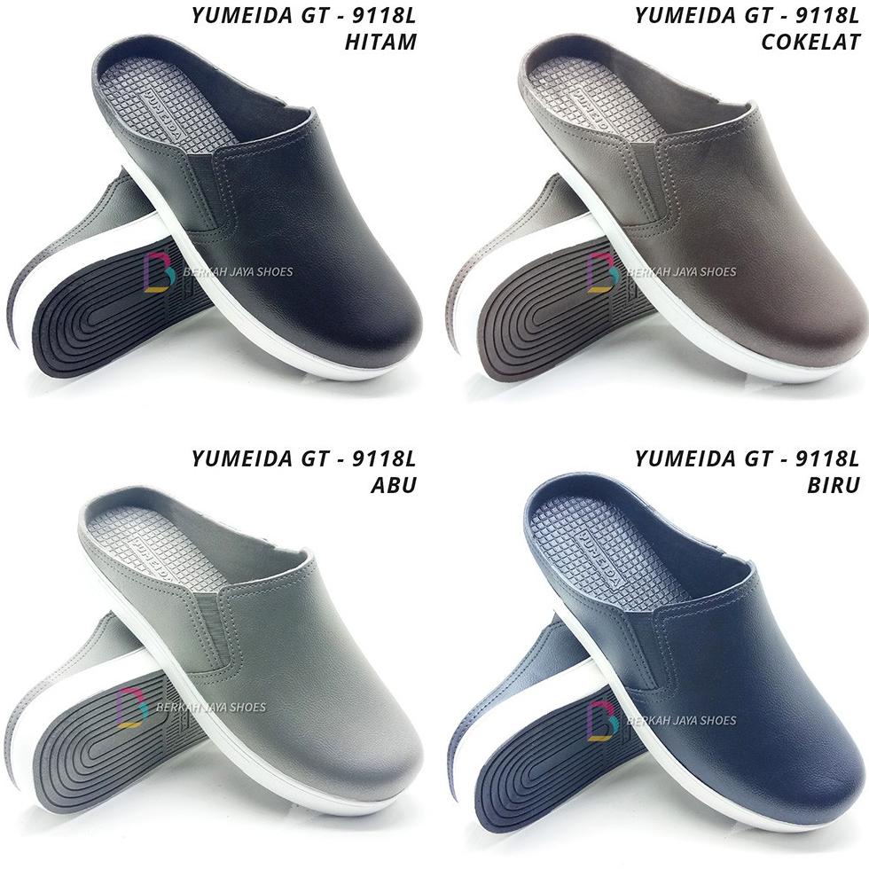 New Sandal Selop Pria - Sepatu Sandal Karet Pria - Sandal Selop Karet Pria Yumeida Gt 9118 L - Anti 