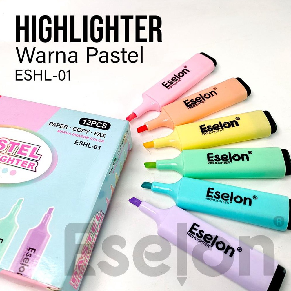 

11.11 BRANDS FESTIVAL 12pcs Stabilo pastel / Highlighter / Stabilo Eselon ESHL-01