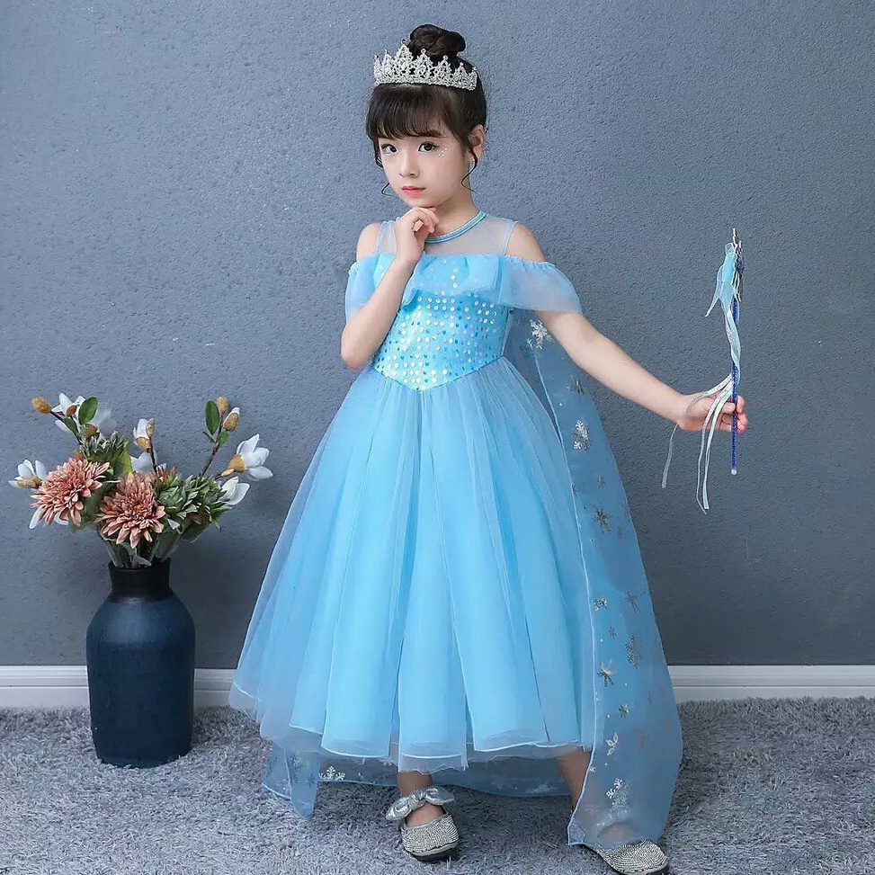 RECOMENDED gaun pesta anak perempuan umur 3-11 tahun baju princess anak perempuan dress anak perempu
