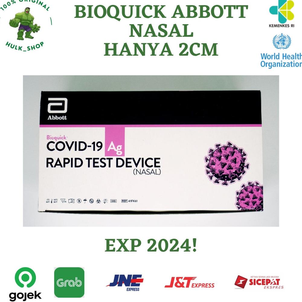 6.6 Abbott Antigen NASAL | Bioquick Abbott | Ecer | Original