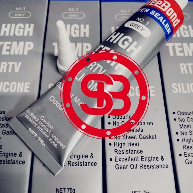 

Harga termurah lem threebond SUPER SEALER NO.1 High Temp RTV Silicone Grey Abu Abu 75gr / 75 gr 79