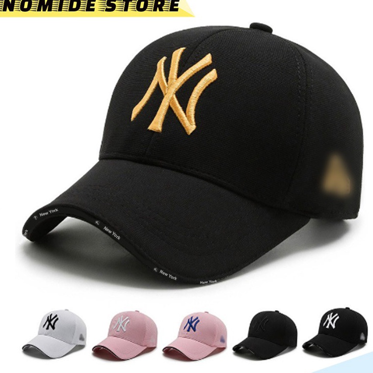 Terlaris Topi Baseball NY Polos Bahan Cotton Topi Baseball NY Topi Distro Topi Baseball Bordir Topi 
