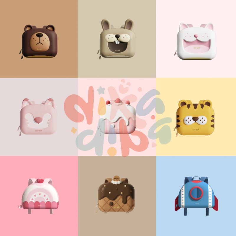 READY STOCK ✅ ZOYZOII Backpack / Tas ZOYZOII / tas paud tk forest series / dessert series / dream se