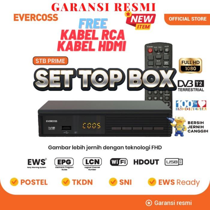 Set Top Box Dvb-T2 Decoder Receiver Tv Digital Stb Set Box Tv Premium