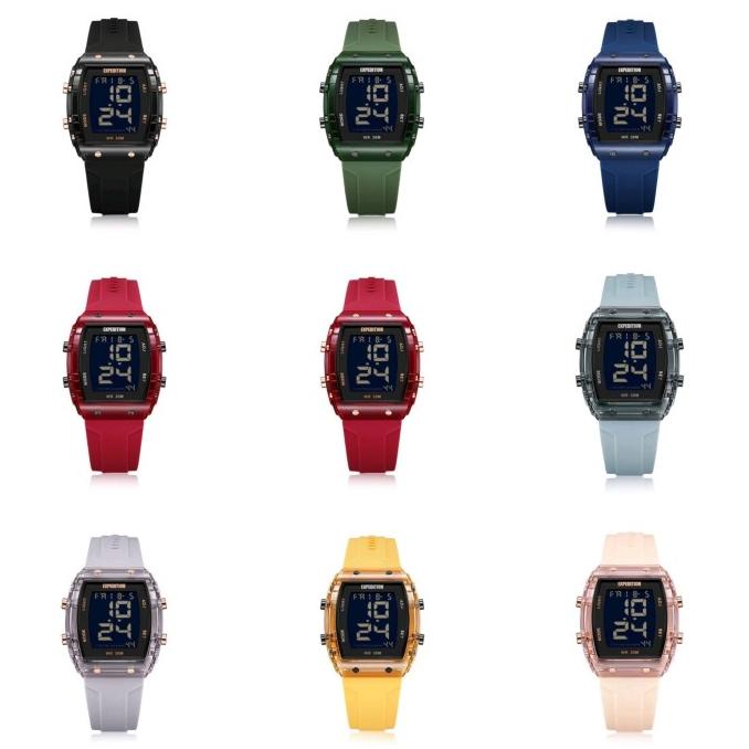 Best Seller [ Original ] Jam Tangan Wanita Expedition 6827 E 6827 Mh Rubber Sale