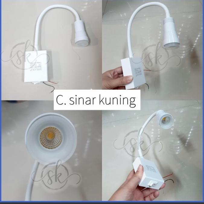 Lampu Flexible / lampu tempel dinding /led baca /lampu baca