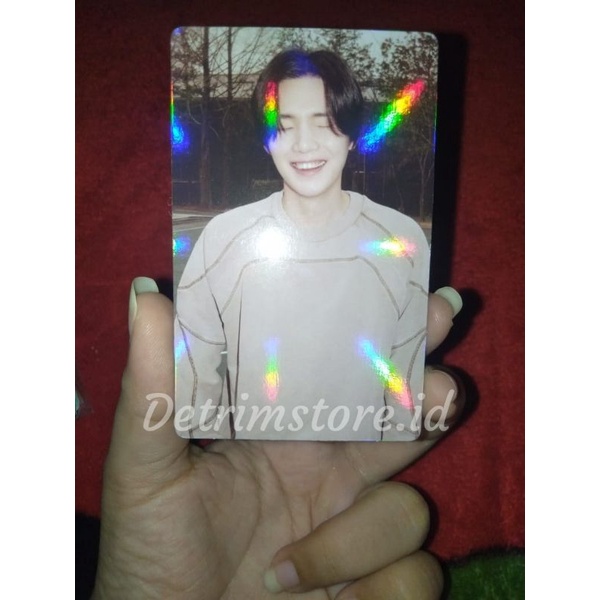 Photocard Suga gummy smile