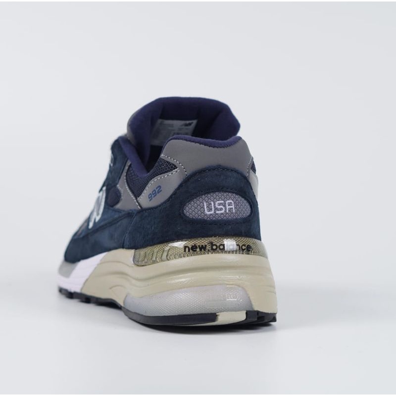 Sepatu New Balance 992 Navy Grey White