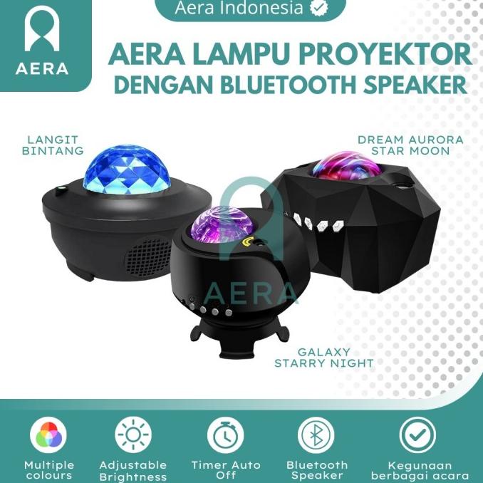 AERA LAMPU TIDUR PROYEKTOR LANGIT BINTANG | LAMPU PROYEKTOR GALAXY