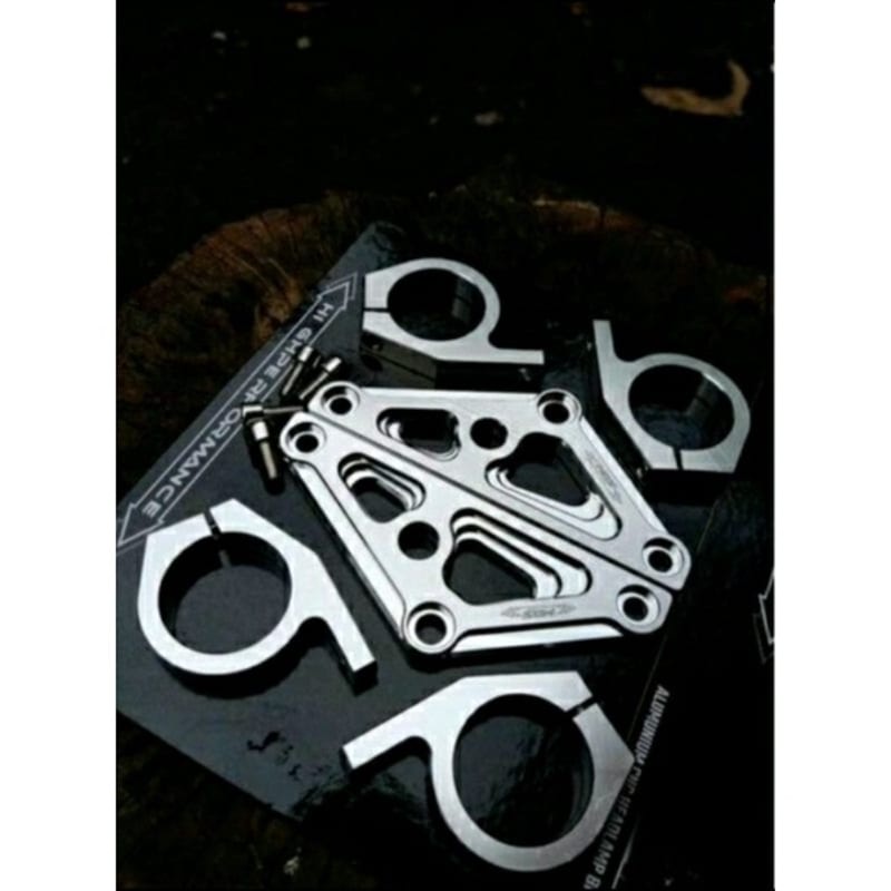 BREKET LAMPU CNC KUPINGAN PANGKON CNC AS 31 AS 33 IMPORT CB MEGAPRO TIGER MOS Terlaris