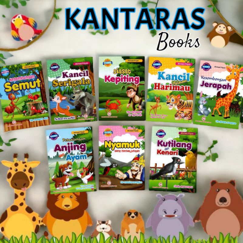 Buku Cerita Anak / Buku Dongeng Anak / Buku Fabel Binatang / Buku Bacaan PAUD TK SD MI SMP MTs / Bil