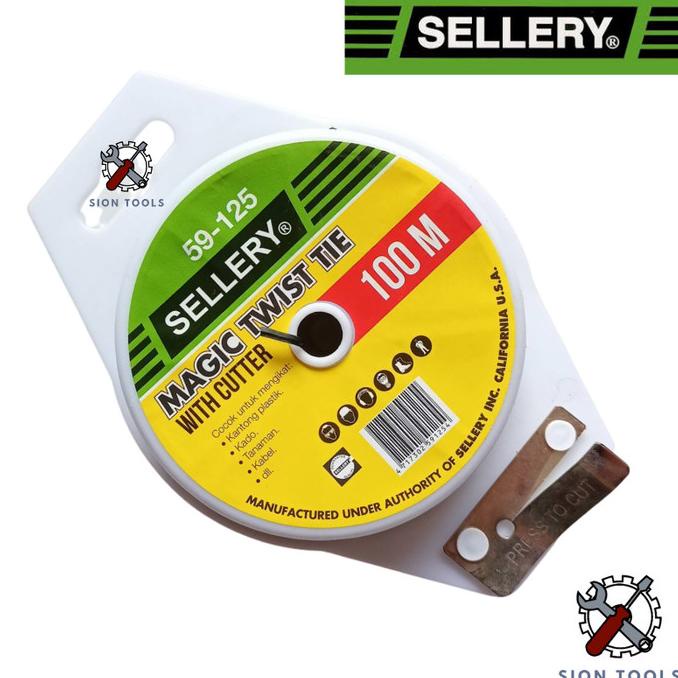 

*#*#*#*#] SELLERY PENGIKAT KABEL TIES KAWAT PENGIKAT / MAGIC TWIST TIE 100 METER