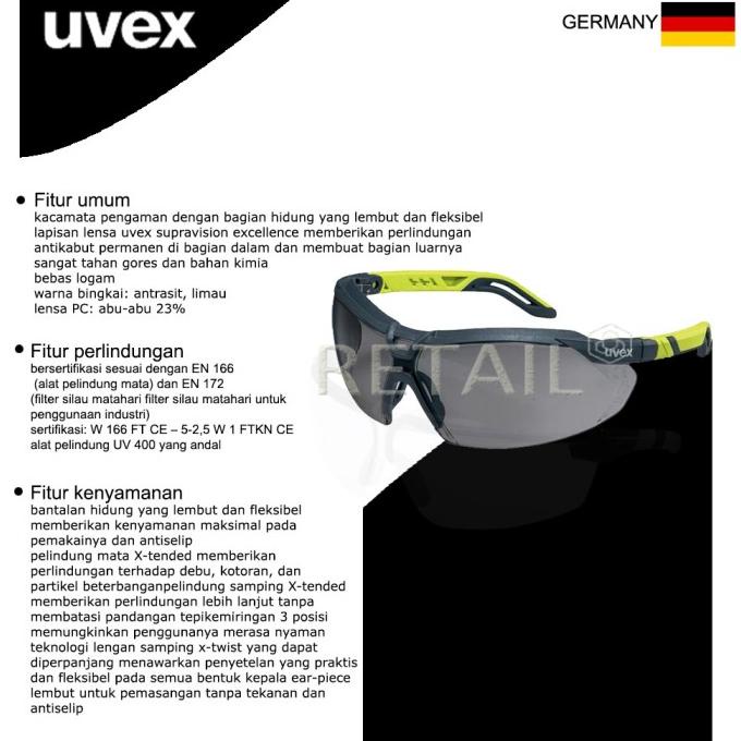 Uvex Safety Glasses I-5 9183281