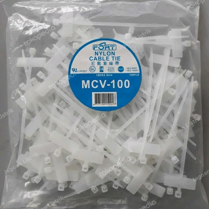 

langsung order saja] Kabel Ties Label / Marker Tie MCV-100 Fort MCV 100 Pengikat Kabel