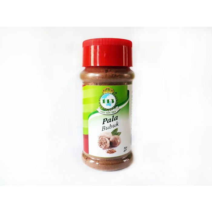 

113 Biji Pala Bubuk Bumbu Giling Ground Nutmeg Powder Botol 40 gram