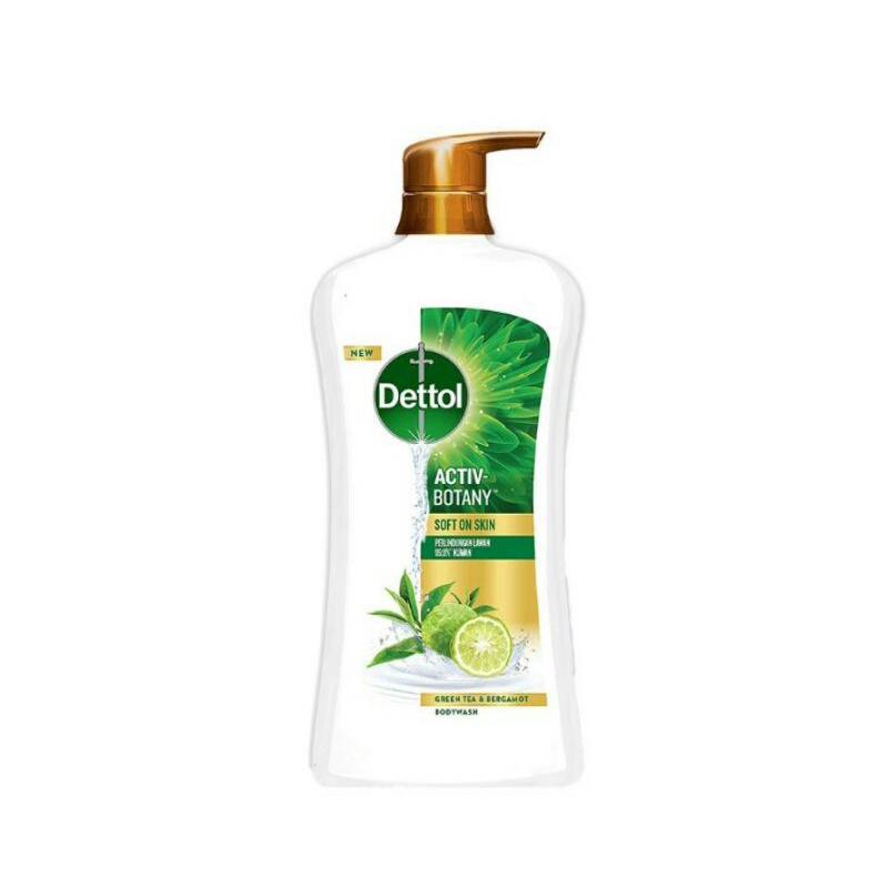 Dettol Sabun Mandi Cair Activ-Botany Green Tea &amp; Bergamot 450 g