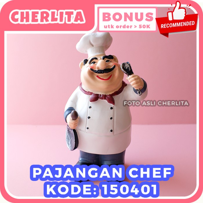 

Patung Chef Koki Pajangan Dapur Estetik Kitchen Decoration Cooking