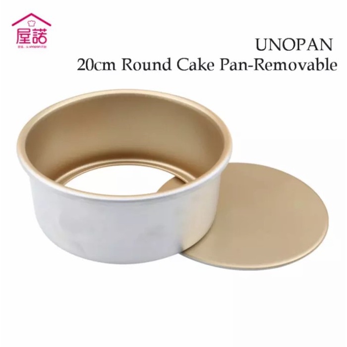 

Unopan UN16060 -Round Cake Pan Removable Bottom (Nonstick Series 1000)