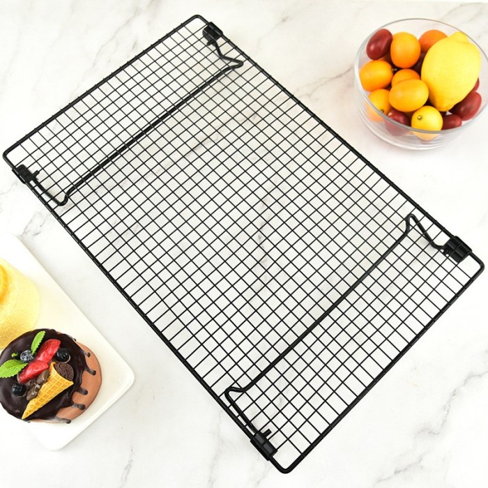 

Rak Pendingin Kue Besar / Rak Cookies / Cooling Rack 42.5x27.5cm