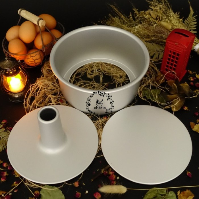 

Chefio Loyang Chiffon Bongpas 2in1 8 inchi / Loyang Bolu Loose Base