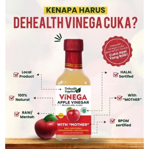 

Vinega Apple Cider Vinegar (With the Mother) 1 kg
