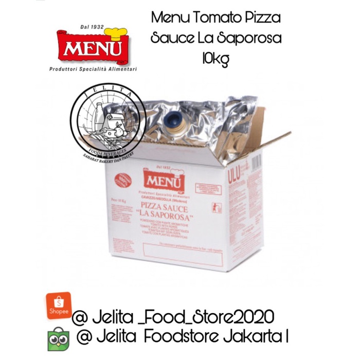 

Menu Tomato Pizza Sauce La Saporosa10kg