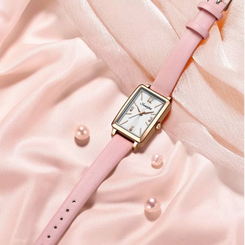 BIG SALE! Jam Tangan Sunlifex Kulit Kasual Wanita Terlaris