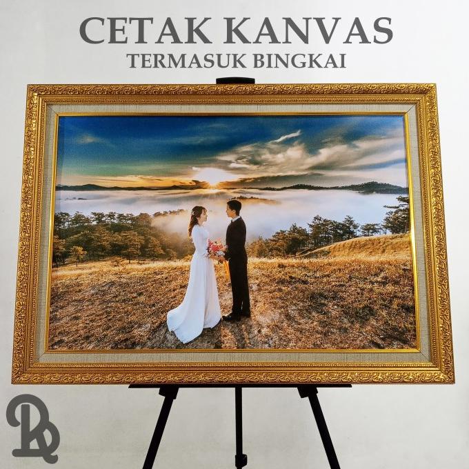 Cetak Foto Kanvas + Bingkai Double Frame Canvas Photo