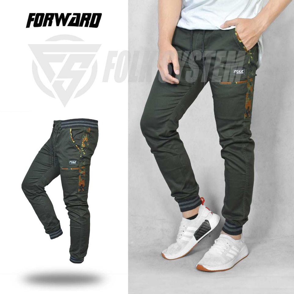 {GBR.23Jn23d} celana chino joger poket folkunsystem original
