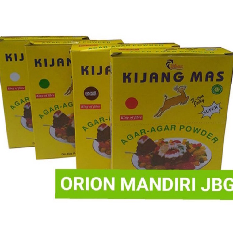 

Siap Kirim.. AGAR AGAR KIJANG MAS 1 PACK EDB