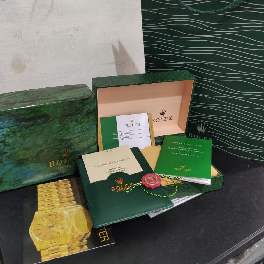 Terbaru Box Rolex Original Include Kartu / Box Rolex Hijau Komplit / Kotak Rolex Hijau Plus Paper Ba