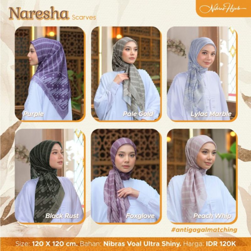 NIBRAS HIJAB NARESHA SCARVES NIBRAS HIJAB SEGI EMPAT