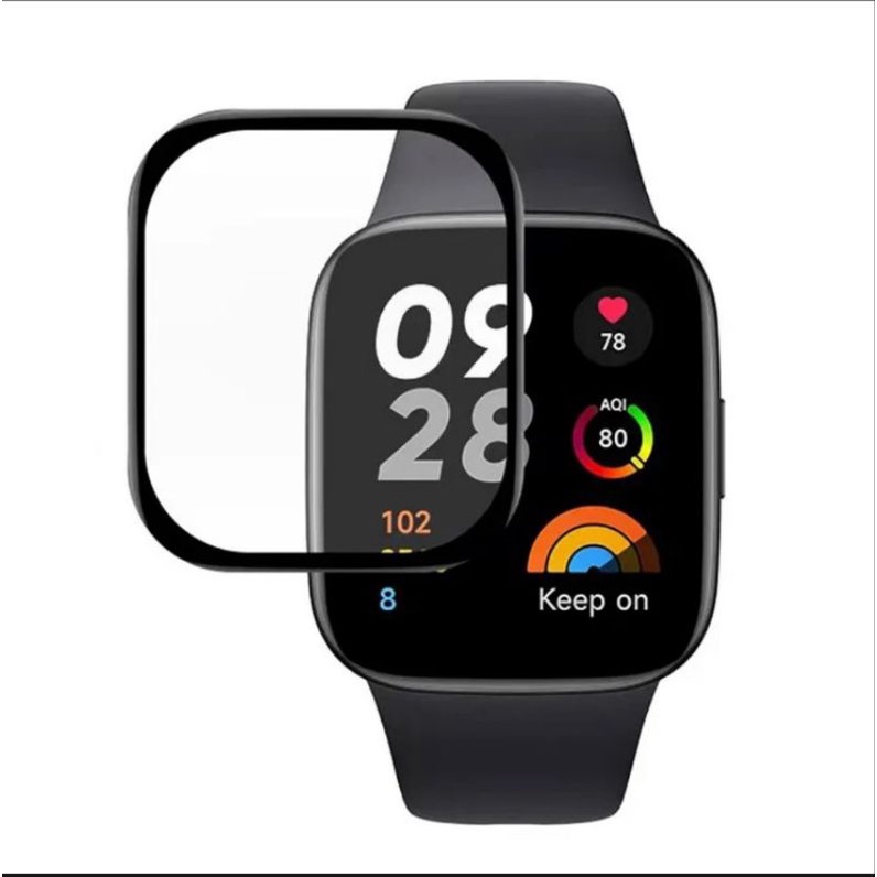 Antigores Redmi Watch 3 / 2 Lite Xiaomi Tempered Glass 3D Full Cover