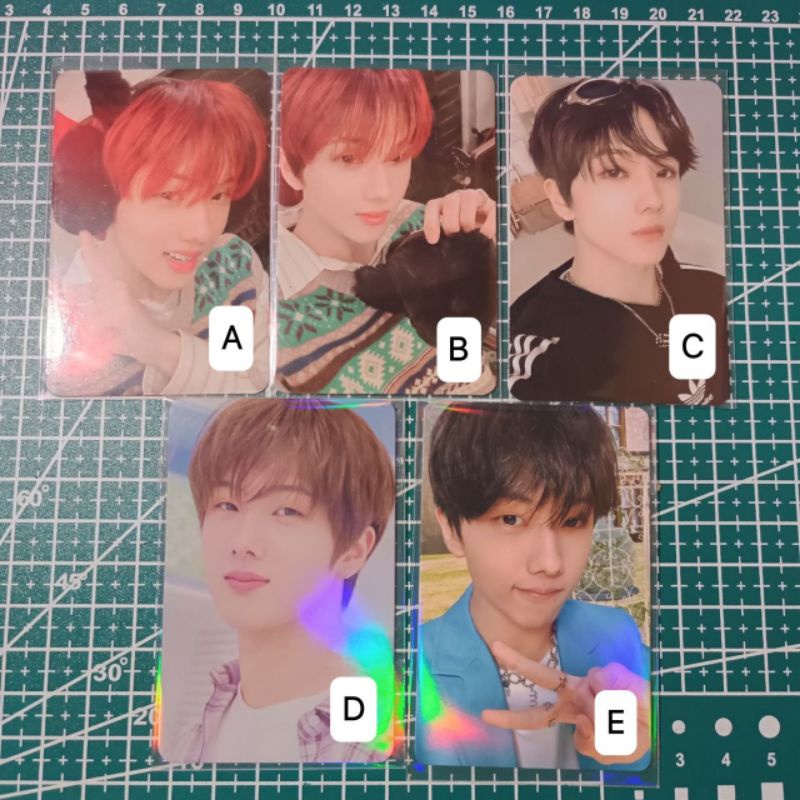Park Jisung nct dream / pink christmas / trading card candy / laundry / dicon