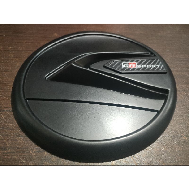Tank Cover Variasi Tutup Bensin Mobil All New Agya Ayla 2023 up GR SPORT Hitam Doff