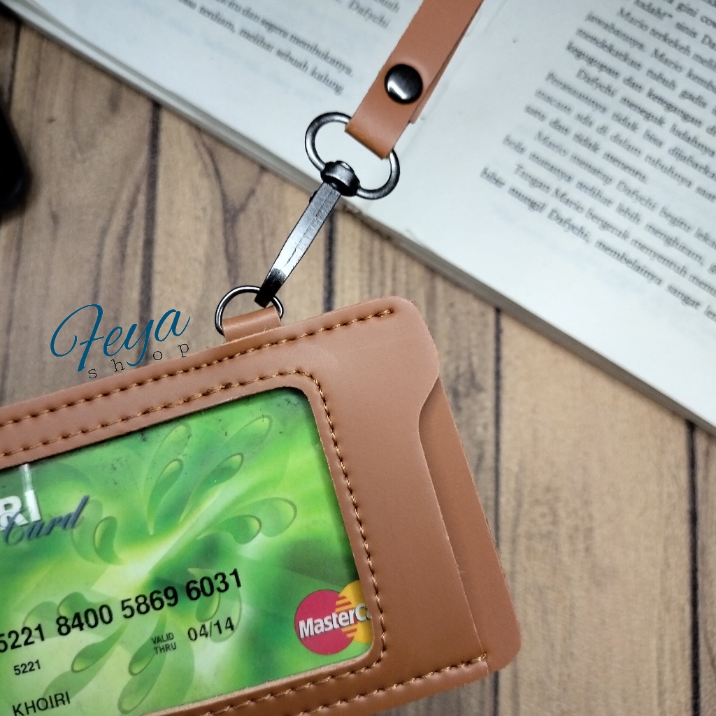 

ID CARD HOLDER KULIT NAME TAG KULIT TERMURAH BERKUALITAS LANYARD ID CARD 2 SLOT