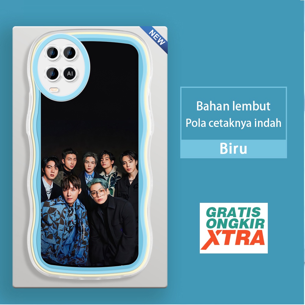 Mulia OPPO A37 A37F A53 2020 A52 A54 2021 A55 A57 2022 A59  Casing Ponsel  Pola BTS Korea  warna-war