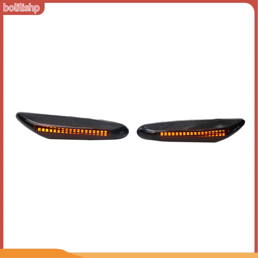 &lt;Bolilishp&gt; 2pcs Lampu Led Samping Mobil Sturdy Fine Fit Abs 63138370719 63138370720 Untuk Bmw-E46