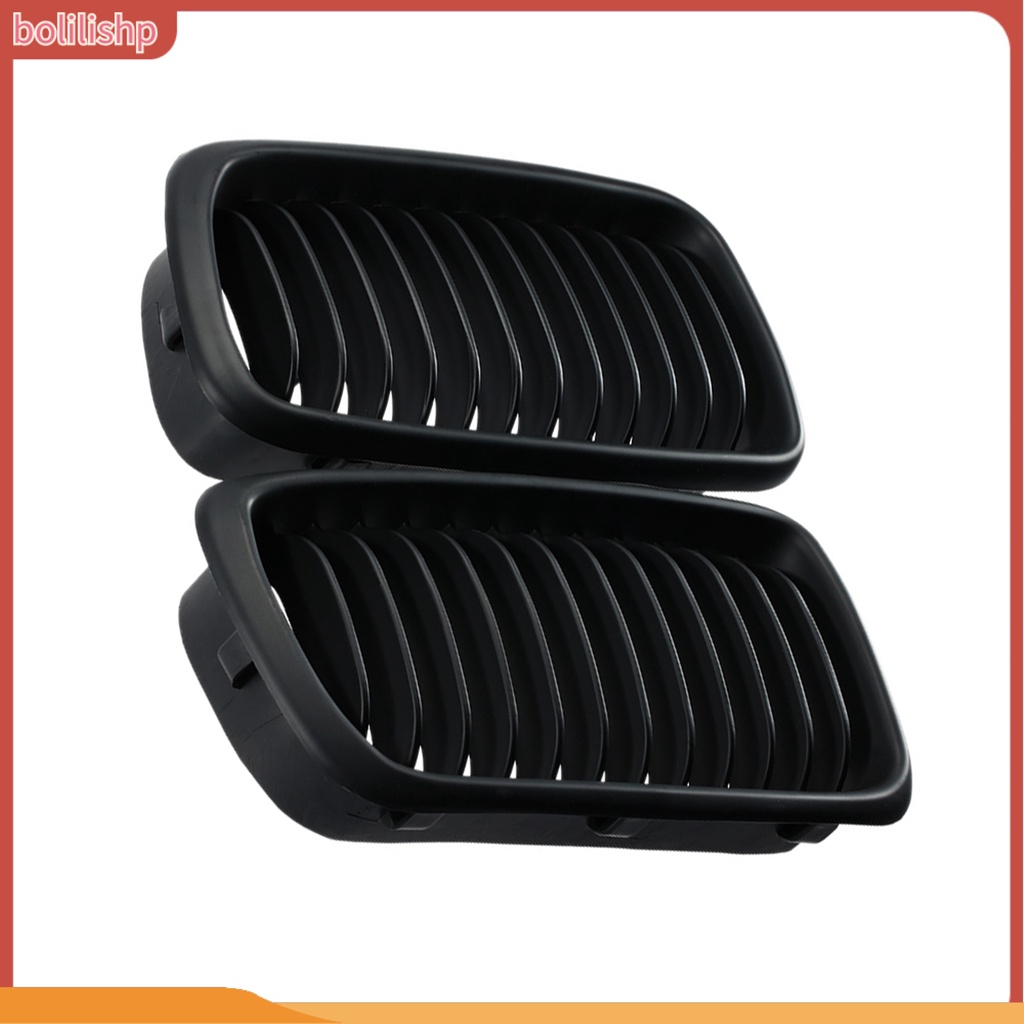 &lt;Bolilishp&gt; 2pcs Grille Guard 51138125811 51138125812 Pengganti Bahan Abs Untuk Bmw 7 Series E38 1999-2001