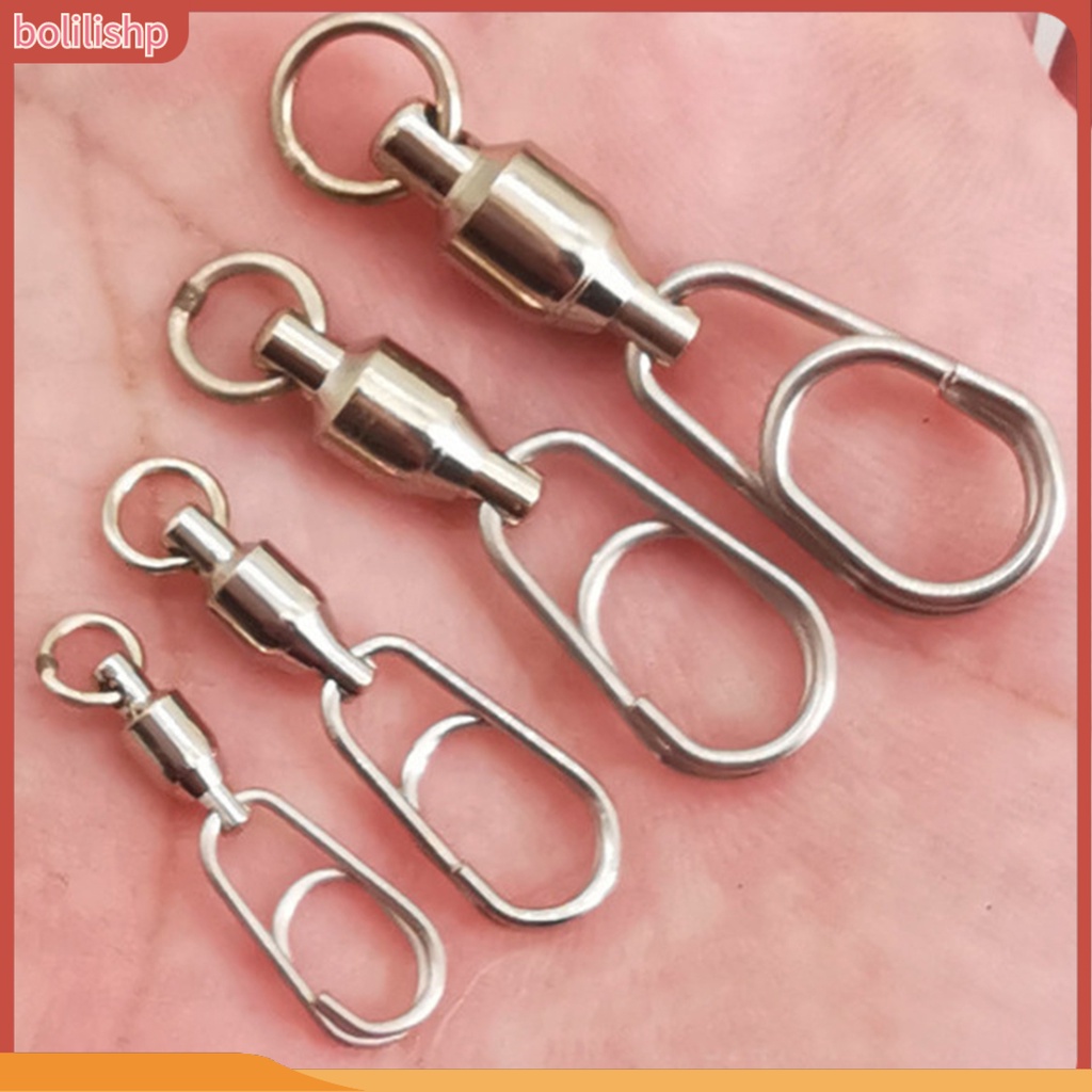 [Bolilishp] 10pcs Konektor Cincin Figure-Eight Stabilitas Tinggi Kokoh Ukuran Kecil Alat Pancing Fishing Connector Untuk Memancing Outdoor