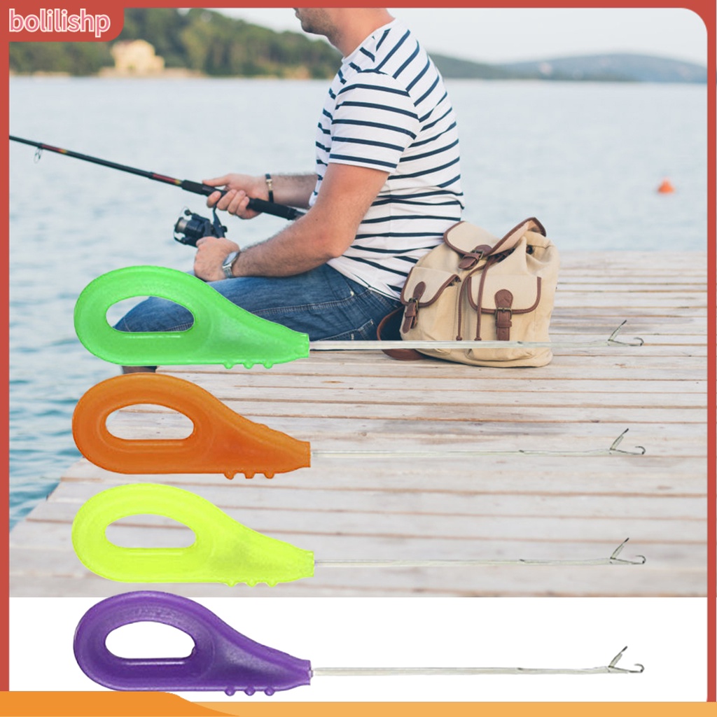 [Bolilishp] fishing Rambut Rig Portable Non-slip Handle Ujung Tajam Anti-Karat Tahan Lama Lure Penetration Mini Stainless Steel Tandon Memancing Umpan Jarum Alat Pancing