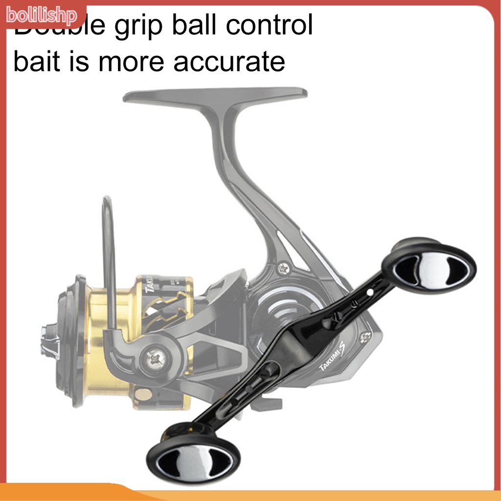 [Bolilishp] lure Spinning Reel Adjustable Rasio Kecepatan Tinggi 5.2: 1gagang Ganda Kiri Kanan Memancing Roda Berputar Fishing Tackle