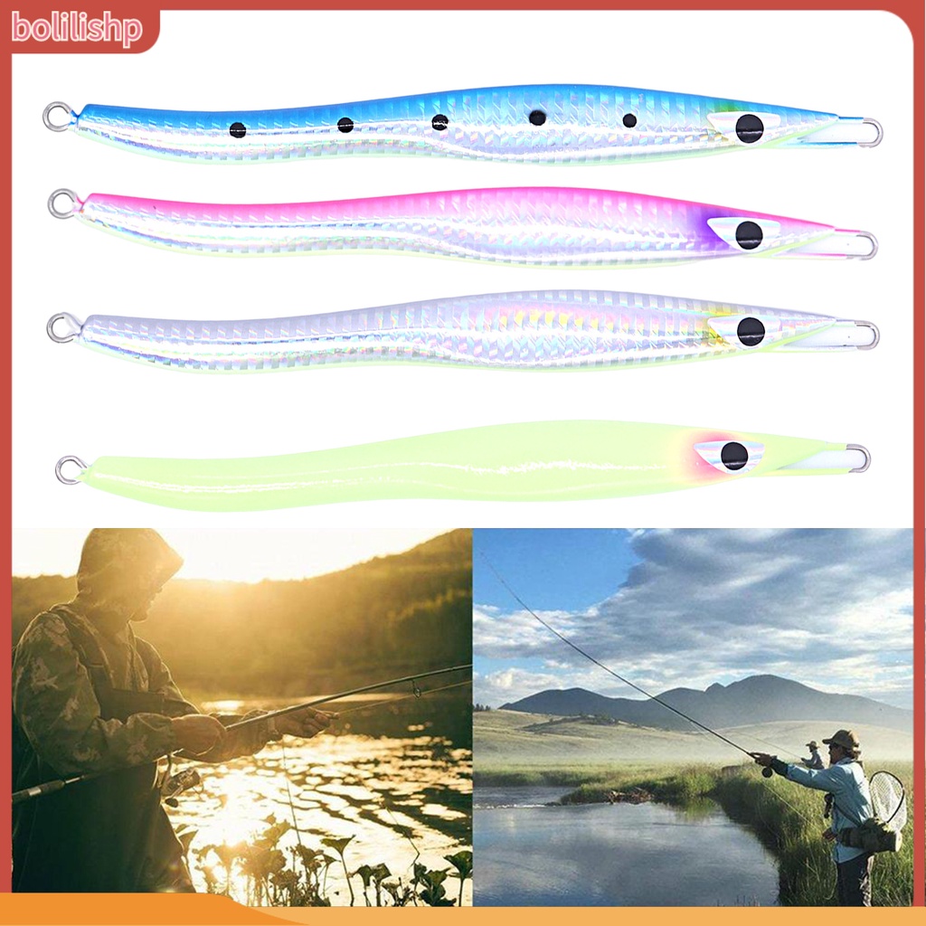 [Bolilishp] 100g/150g Umpan Pancing Reflektif Simulasi Tinggi Warna Cerah Efek Bercahaya Prop Umpan Buatan Untuk Air Laut