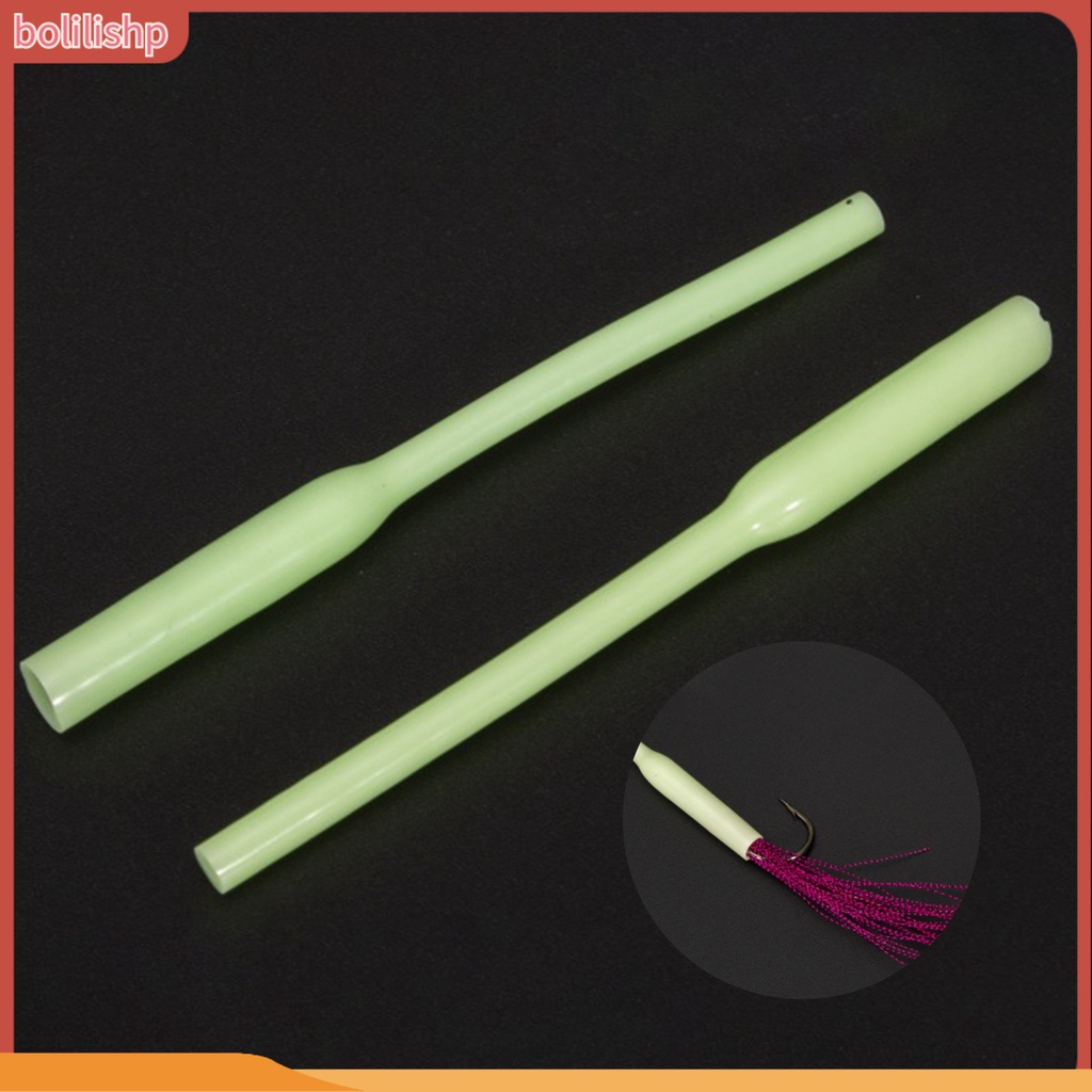 [Bolilishp] 10pcs/set Selang Pancing Neon Adjustable Ringan Memancing Luminous Heating Shrink Tube Untuk Outdoor