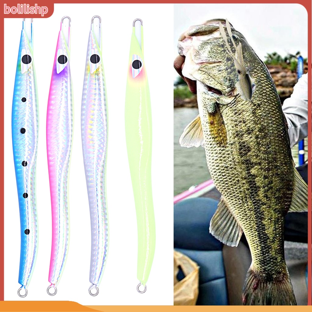 [Bolilishp] 100g/150g Umpan Pancing Reflektif Simulasi Tinggi Warna Cerah Efek Bercahaya Prop Umpan Buatan Untuk Air Laut